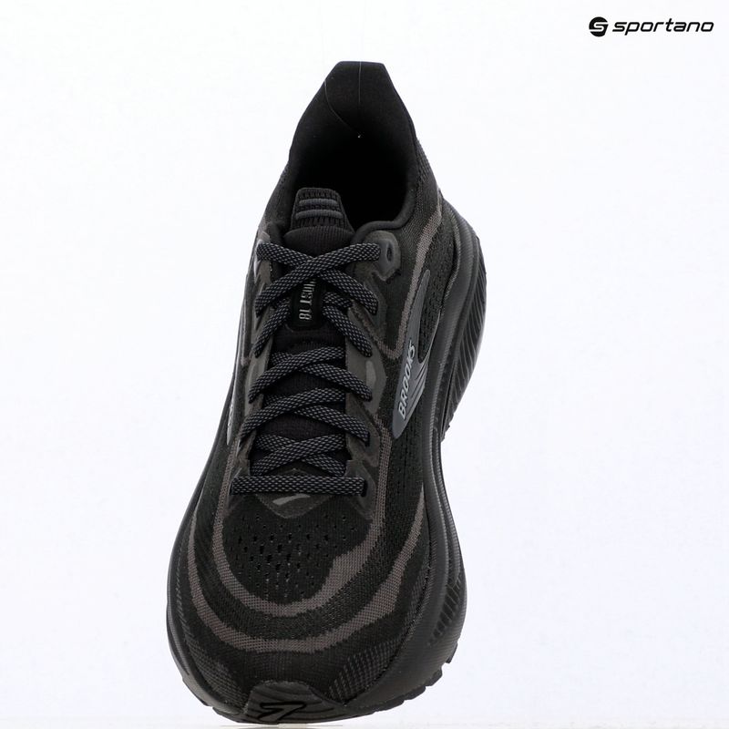 Women's running shoes Brooks Ghost 18 black/black/ebony 3