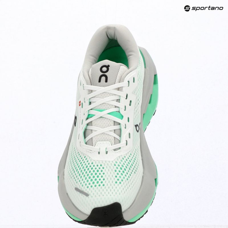 Women's running shoes On Cloudrunner 3 Max white/verdite 15