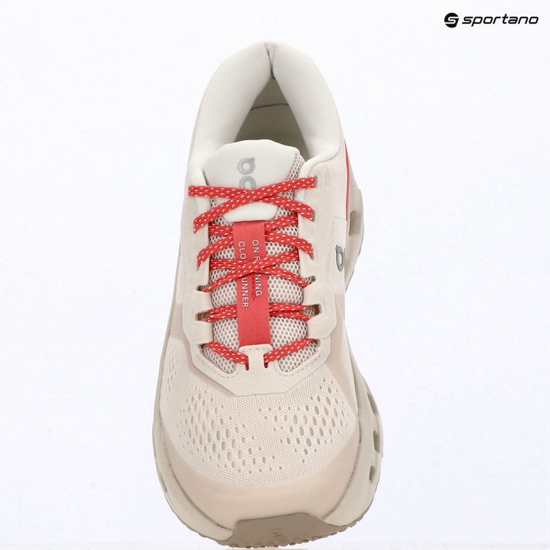 Women's running shoes On Cloudrunner 3 oyster/camellia 16