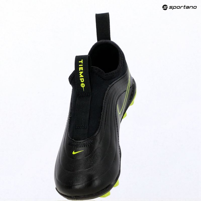 Children's football boots Nike Tiempo Maestro Flex Jr FG/MG PS black/volt/black 16