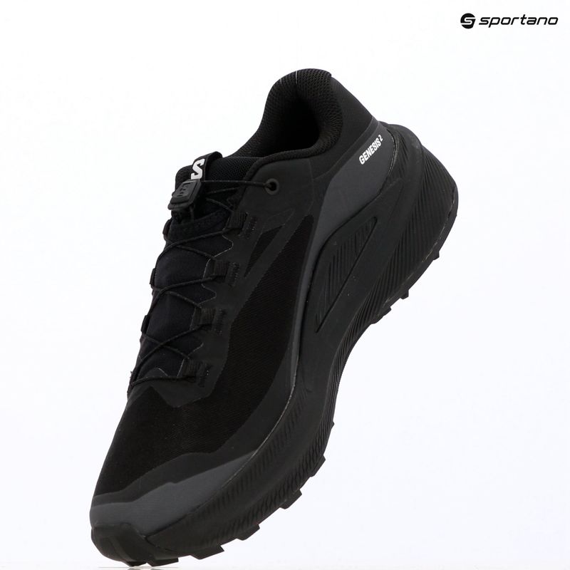 Men's running shoes Salomon Genesis 2 GTX black/black 7