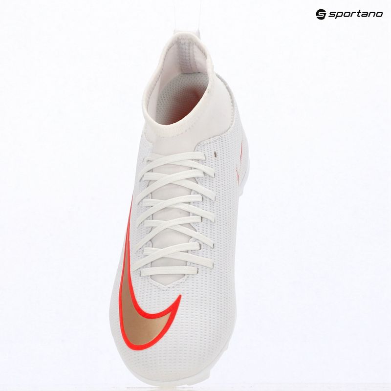 Children's football boots Nike Jr. Mercurial Superfly 11 Club white/bright crimson/blur 9
