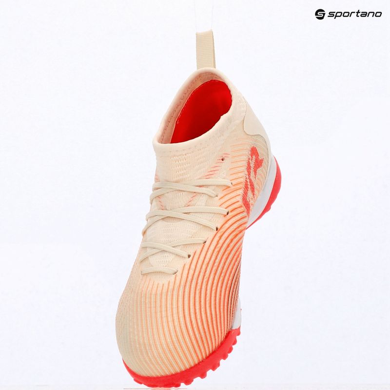 Children's football boots PUMA Future 9 Match TT+ Mid Jr sugared almond/puma white/ultra red/puma black 8