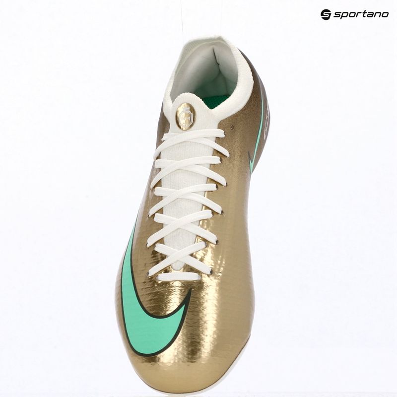 Children's football boots Nike Jr. Vapor 17 Pro "Kylian Mbappé" Metallic Gold/Green Glow 9