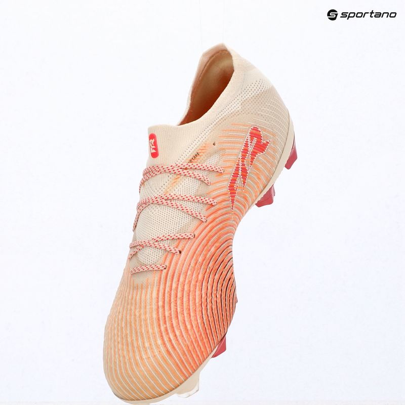 Football boots PUMA Future 9 Ultimate Low FG sugared almond/puma white/ultra red/puma black 8