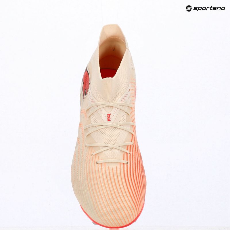 Football boots PUMA Future 9 Match MxSG sugared almond/puma white/ultra red/puma black 8