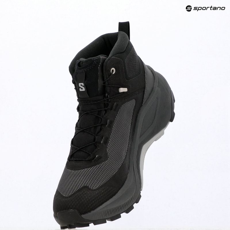 Men's hiking boots Salomon Genesis Mid GTX black/asphalt 7