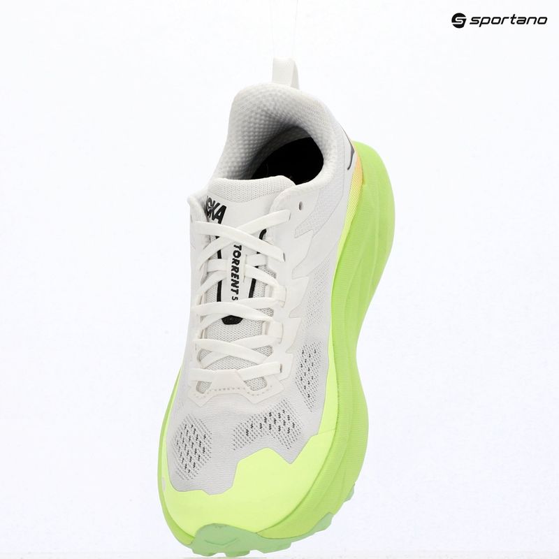 Men's running shoes HOKA Torrent 5 frost/neon yuzu 10
