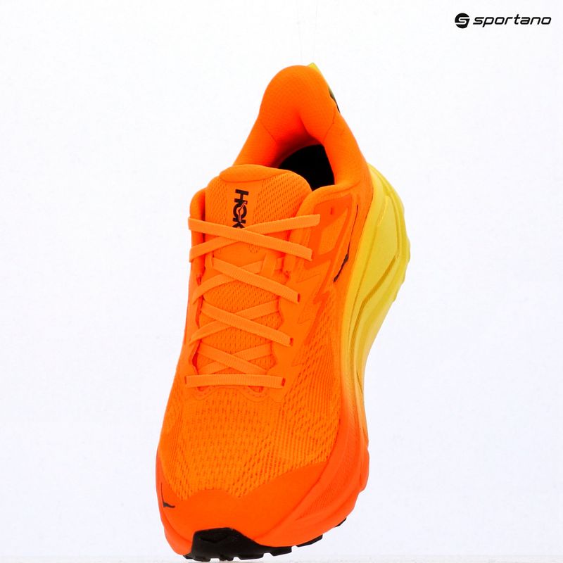 Men's running shoes HOKA Challenger 8 neon tangerine/hoka citrus 8