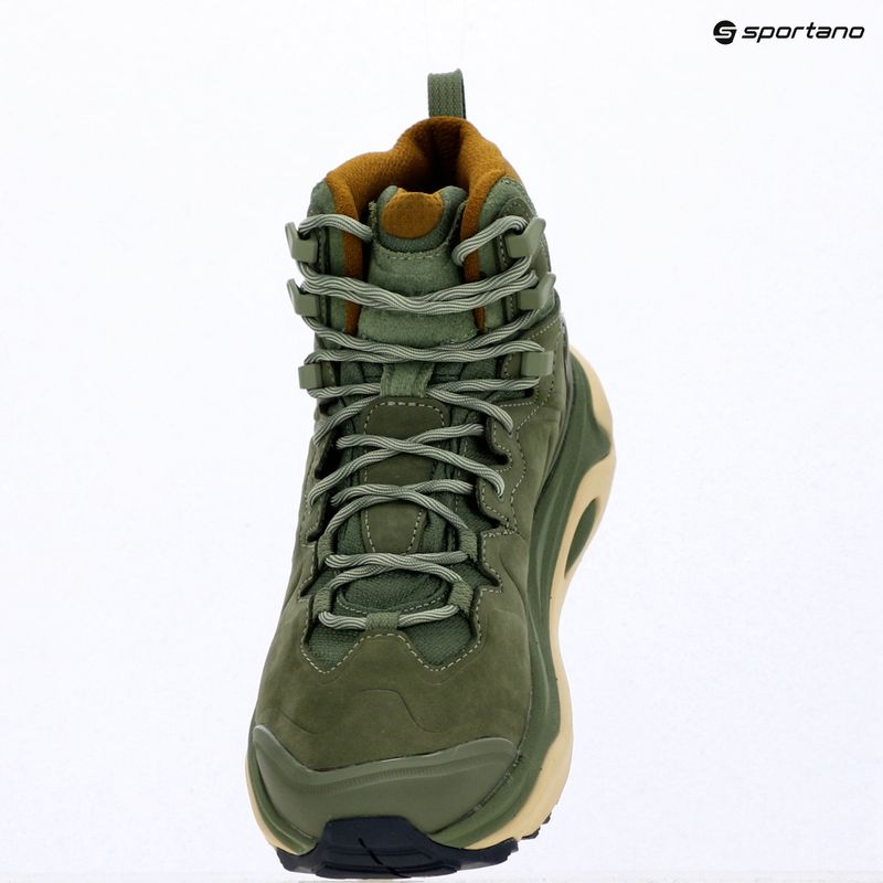 Men's hiking boots Hoka Kaha 3 GTX nettle leaf/barley flour 10