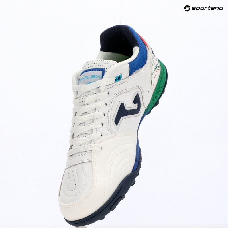 Men's football boots Joma Top Flex TF white 10