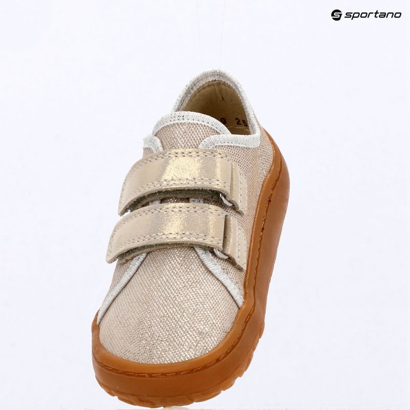 Children's barefoot shoes Froddo Canvas gold shine 8