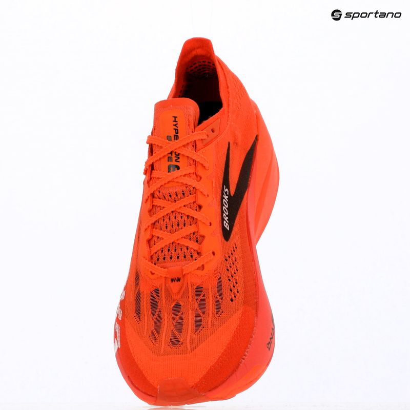 Running shoes Brooks Hyperion Elite 6 tigerlily/red/white 15