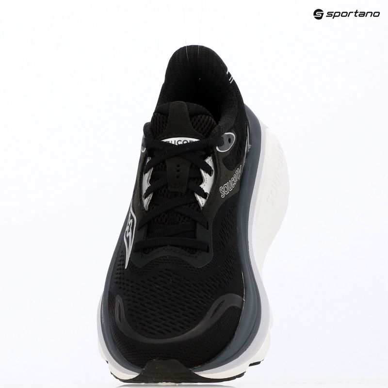 Women's running shoes Saucony Hurricane 26 black/silver 15