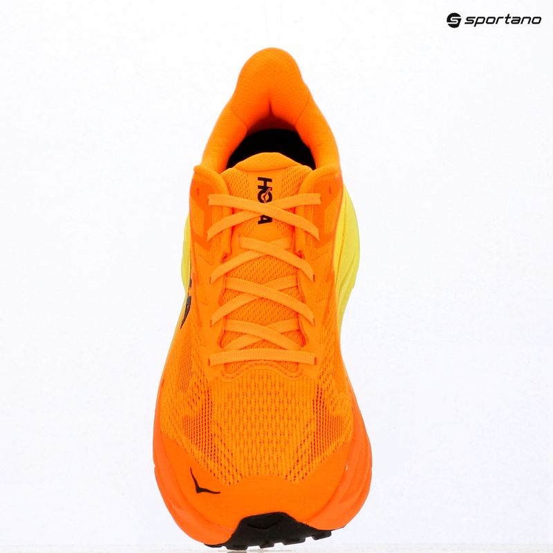 Men's running shoes HOKA Challenger 8 Wide neon tangerine/hoka citrus 7
