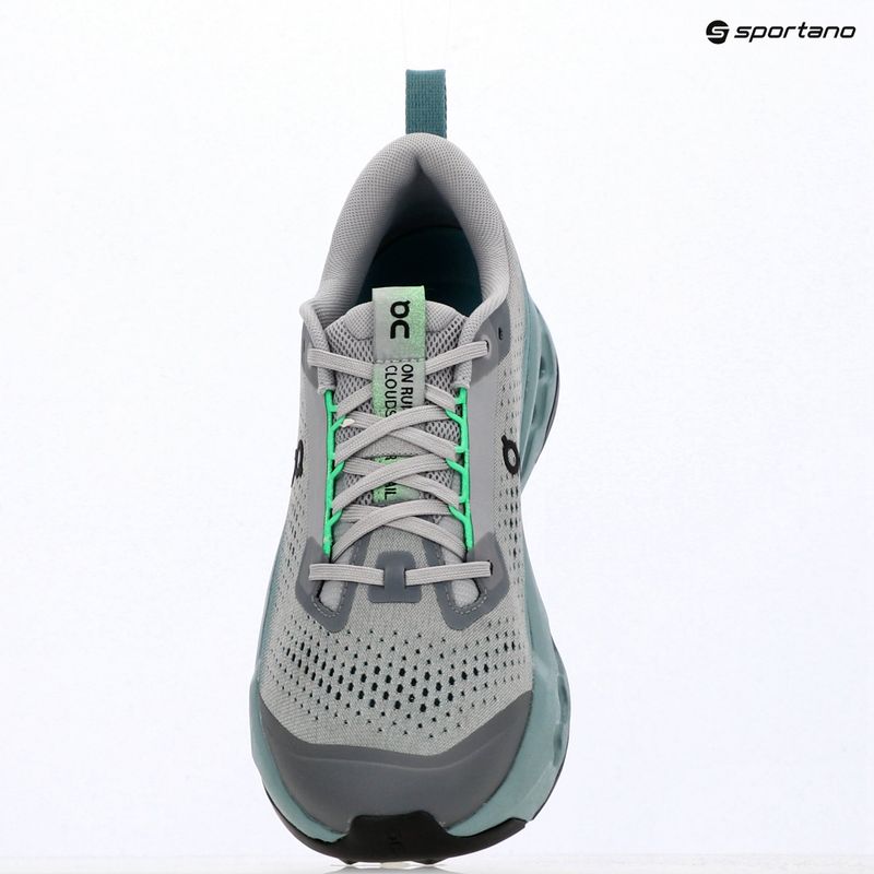 Men's running shoes On Cloudsurfer Trail 2 platinum/tide 8