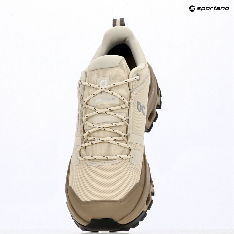 Men's hiking boots On Cloudrock Low Waterproof earth/black 9
