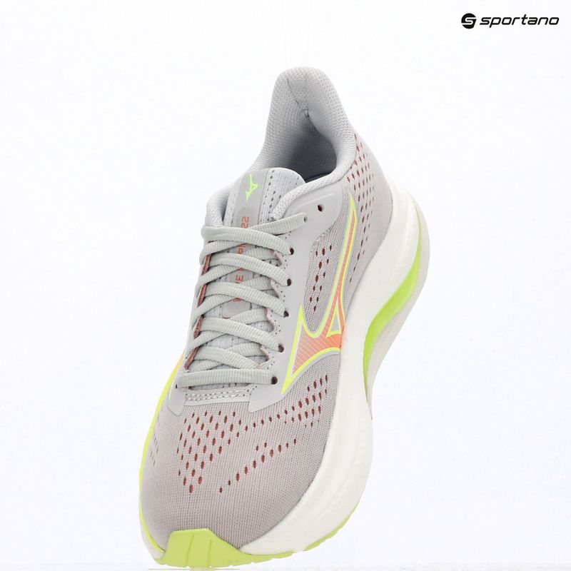 Women's running shoes Mizuno Wave Inspire 22 cloudscape/desert flower/lime pulp 16