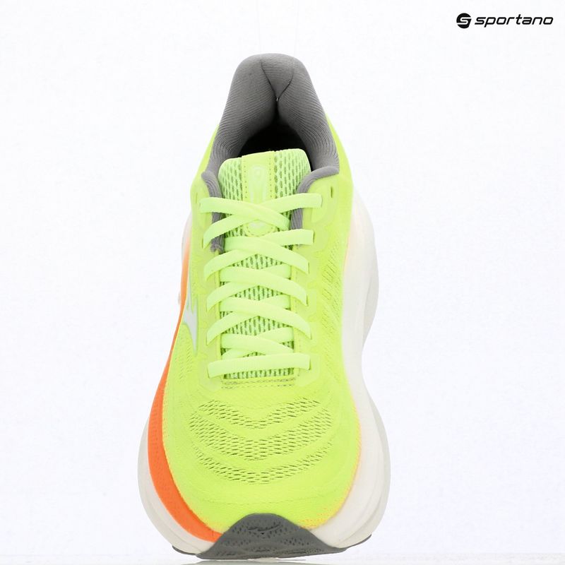 Women's running shoes Mizuno Wave Sky 9 lime pulp/white/flamingo coral 14