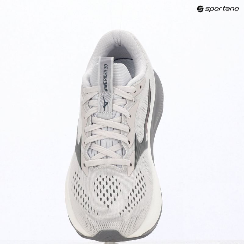 Women's running shoes Mizuno Wave Rider 30 dapple gray/dark slate/pink drink 11