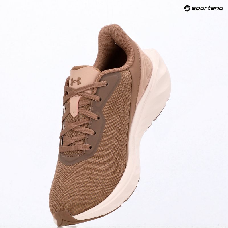 Women's running shoes Under Armour Ascend BL deep almond/apex pink/deep almond 14