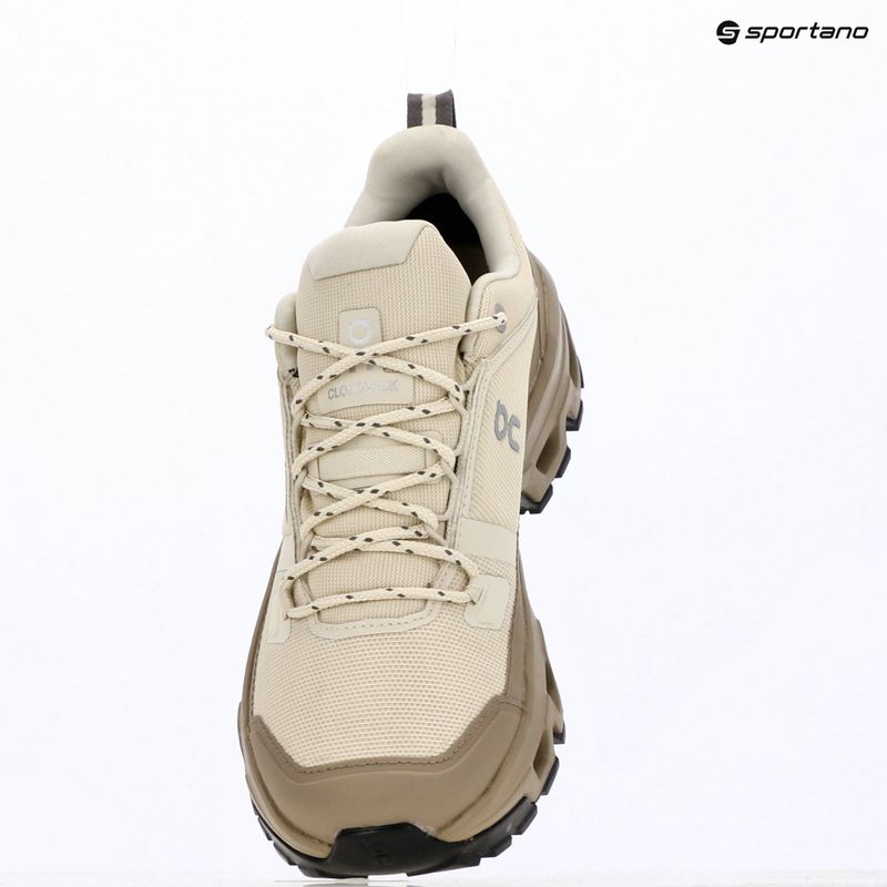 Women's hiking boots On Cloudrock Low Waterproof grain/soba 7