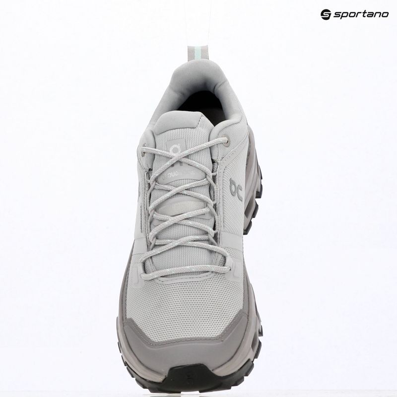 Women's hiking boots On Cloudrock Low Waterproof glacier/ore 7