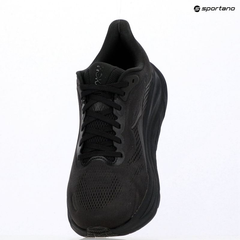 Men's running shoes HOKA Clifton 11 Wide black/black 18