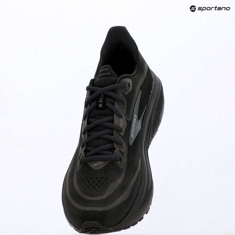 Men's running shoes Brooks Ghost 18 black/black/ebony 15