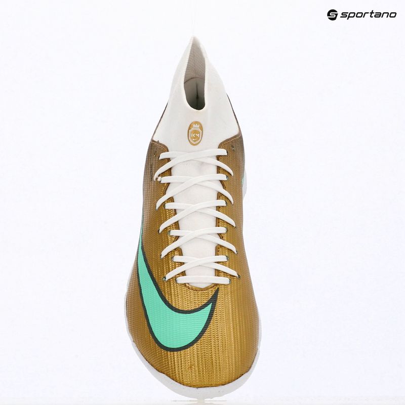 Men's football boots Nike Mercurial Superfly 11 Academy "Kylian Mbappé" metallic gold/green glow 16