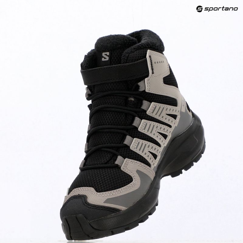 Children's hiking boots Salomon XA Pro Winter Waterproof black/castlerock 15