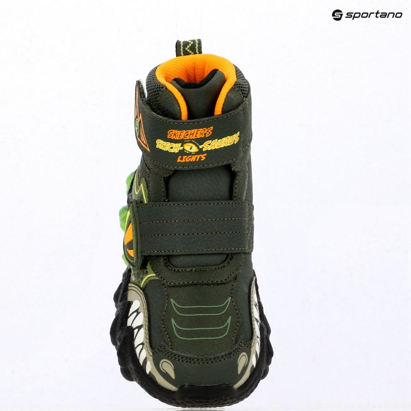 Children's snow boots SKECHERS Skech-O-Saurus Lights 2.0 green 16