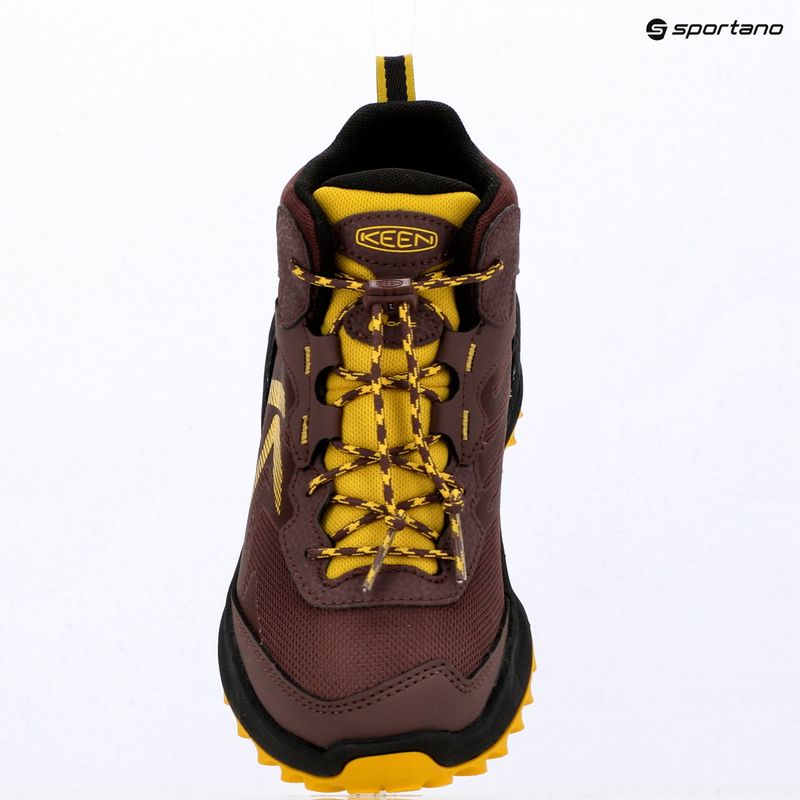 Children's trekking boots KEEN Zionic Mid Wp huckleberry/mango mint 15