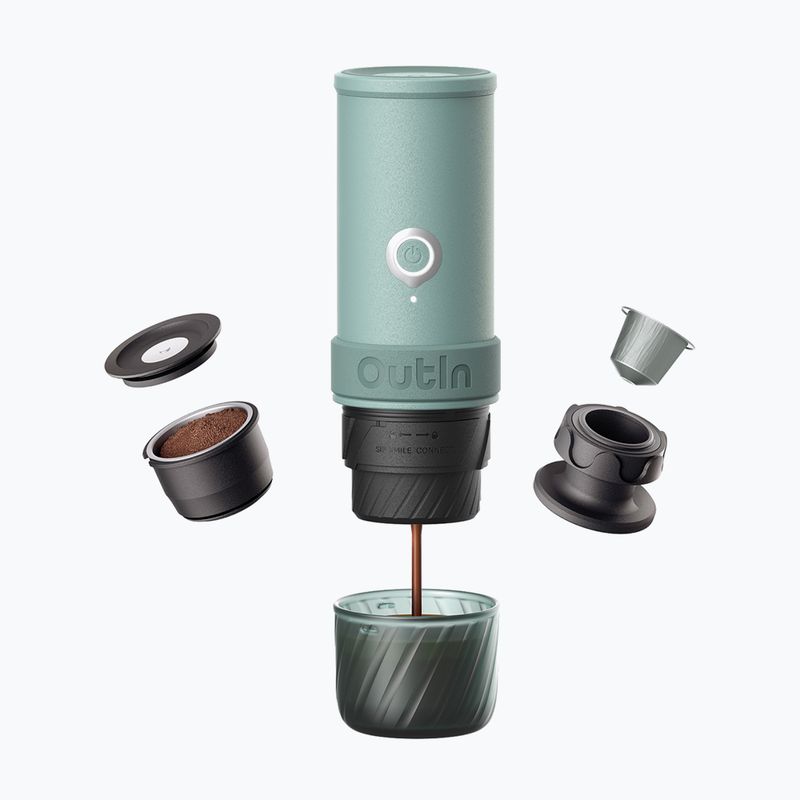 Portable coffee maker OutIn Mino canyon green 2