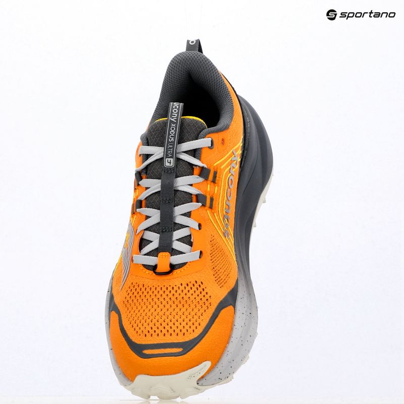 Men's running shoes Saucony Xodus Ultra 4 fuego/carbon 16