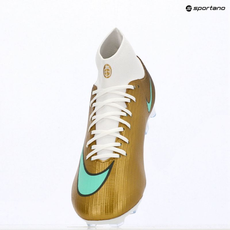 Men's football boots Nike Mercurial Superfly 11 Academy "Kylian Mbappé" metallic gold/green glow 17