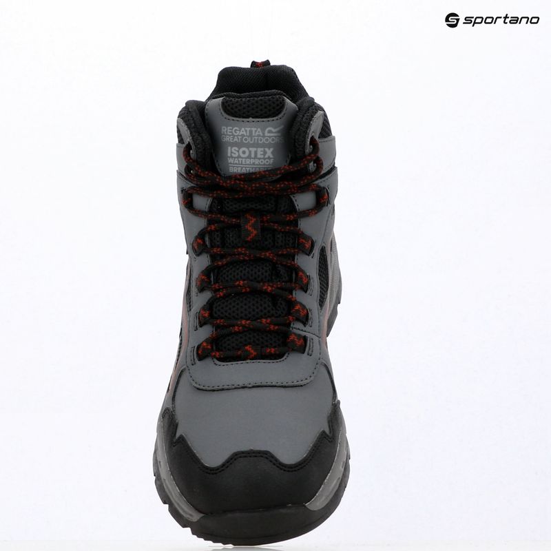 Men's hiking boots REGATTA Vendeavour granite/rio red 17