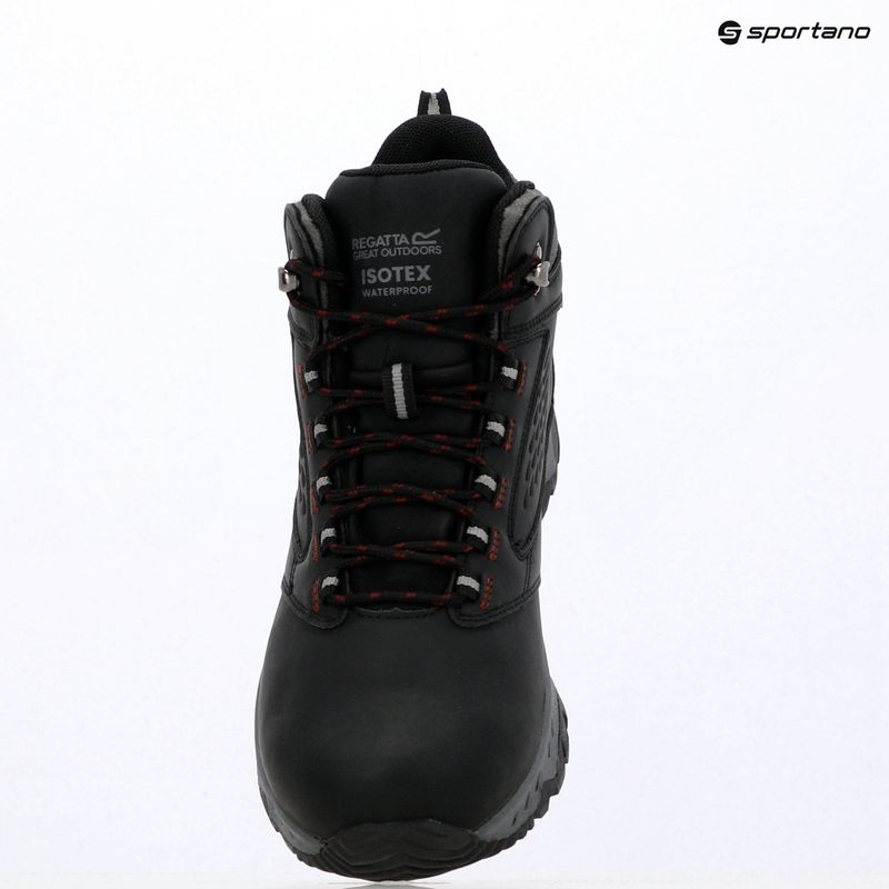 Men's trekking boots REGATTA Amble Boot Waterproof black/riored 17