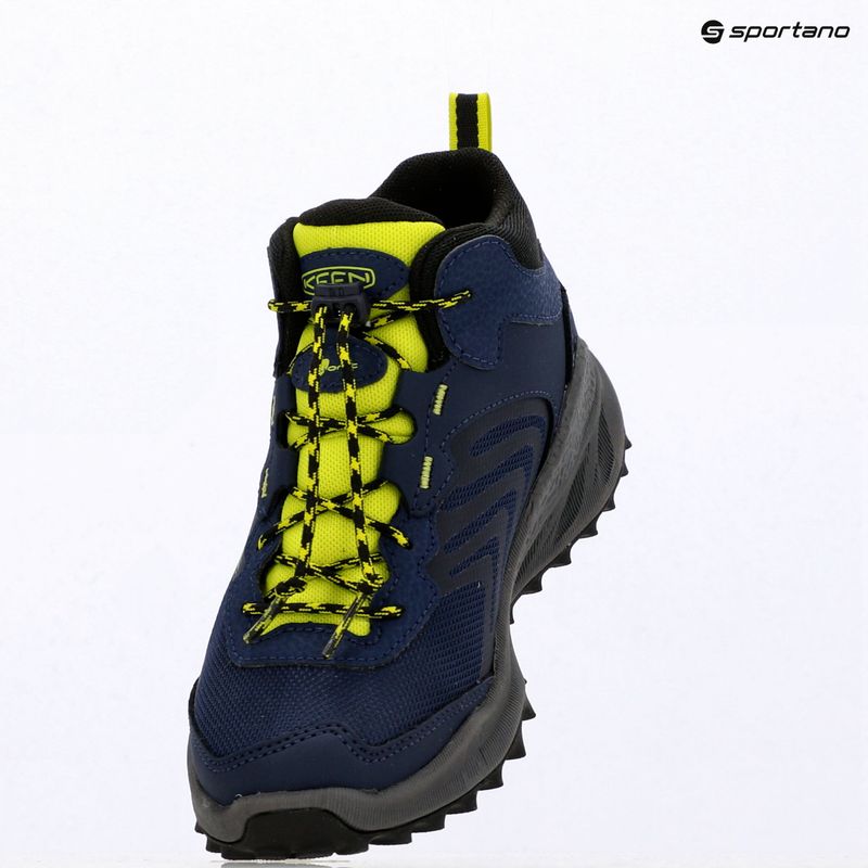 Children's trekking boots KEEN Zionic Mid Wp naval academy/evening primrose 13