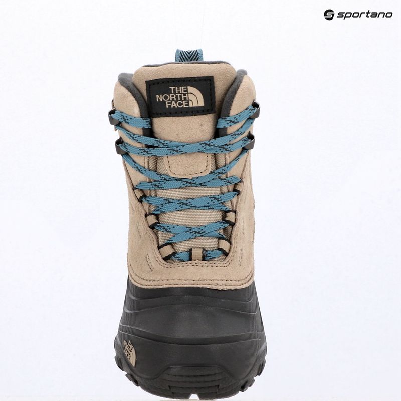 Children's snow boots The North Face Chilkat V Lace Wp timeless taupe/pale teal 15