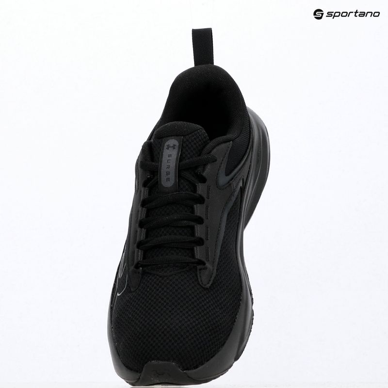 Men's running shoes Under Armour Surge 5 black/black/anthracite 14