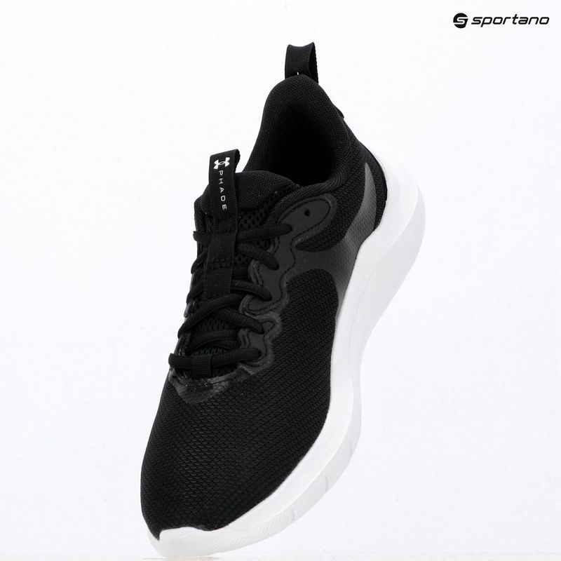 Men's running shoes Under Armour Phade RN 4 black/black/white 14