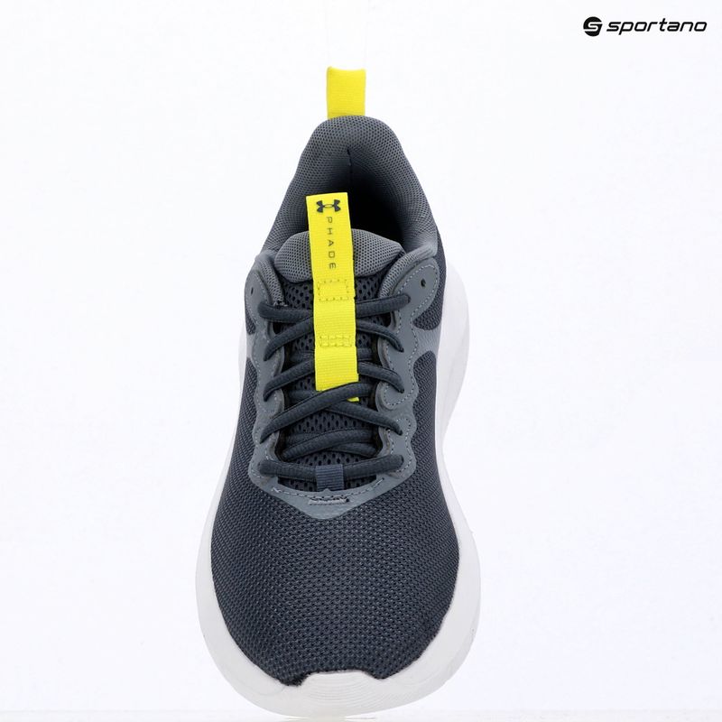 Men's running shoes Under Armour Phade RN 4 downpour gray/gravel/flash light 14