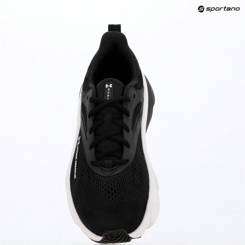 Men's running shoes Under Armour Rogue 6 black/black/white 11