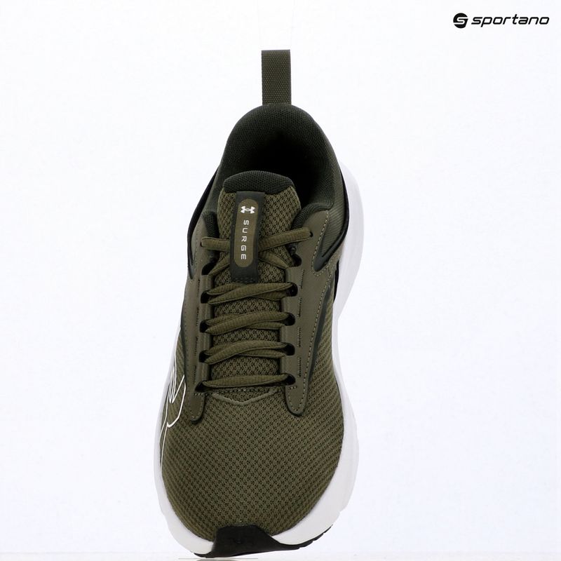 Men's running shoes Under Armour Surge 5 marine od green/baroque green/white 14