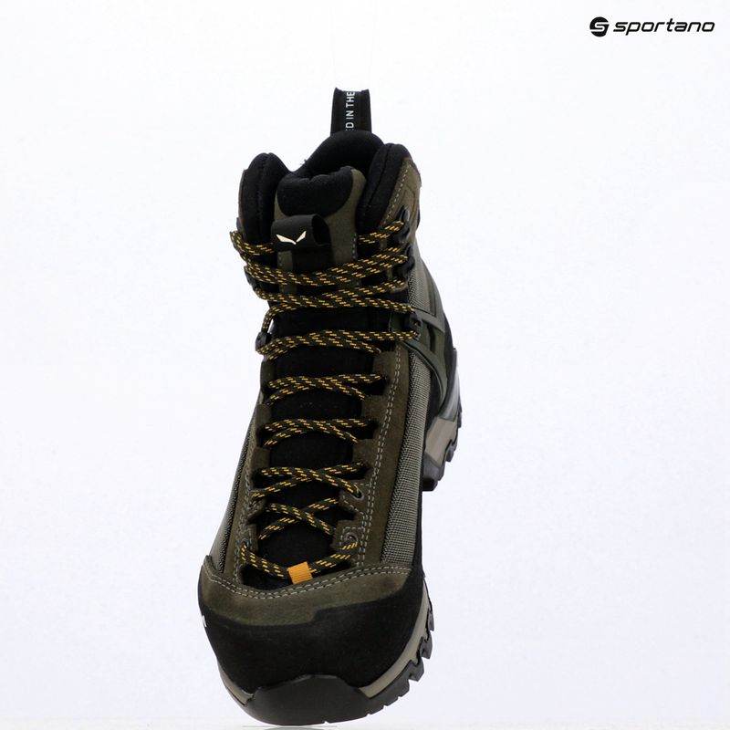Men's high-altitude boots Salewa MTN Trainer 3 Tech Mid GTX faded green/forest night 15