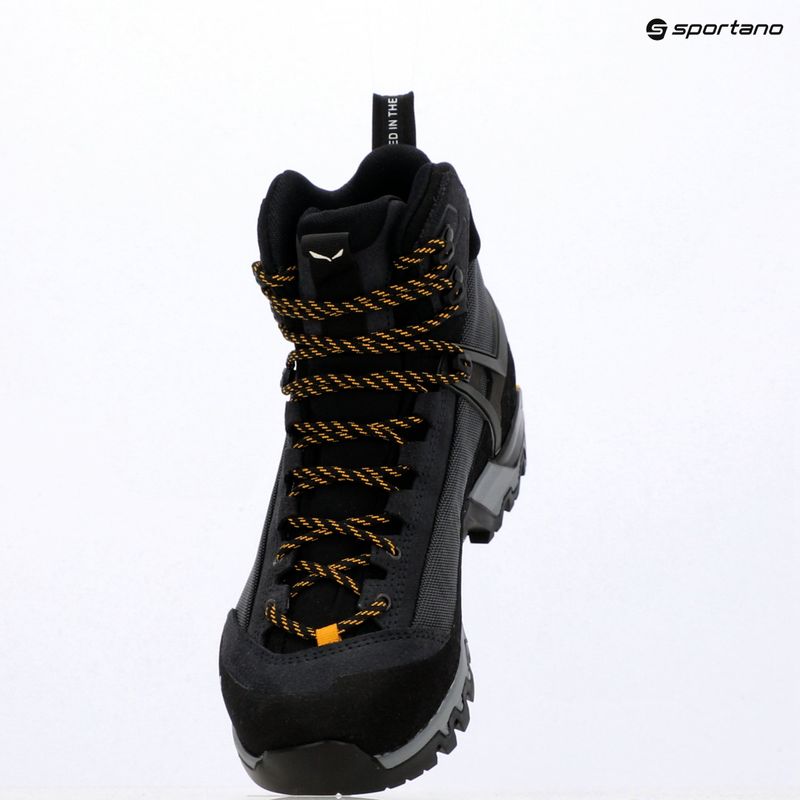 Men's high-altitude boots Salewa MTN Trainer 3 Tech Mid GTX black/onyx 16