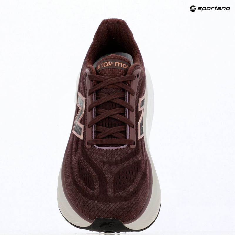 Women's running shoes New Balance Fresh Foam More V6 cherry leather/fast track 9