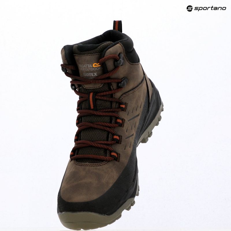 Men's trekking boots REGATTA Blake peat/burnt henna 18