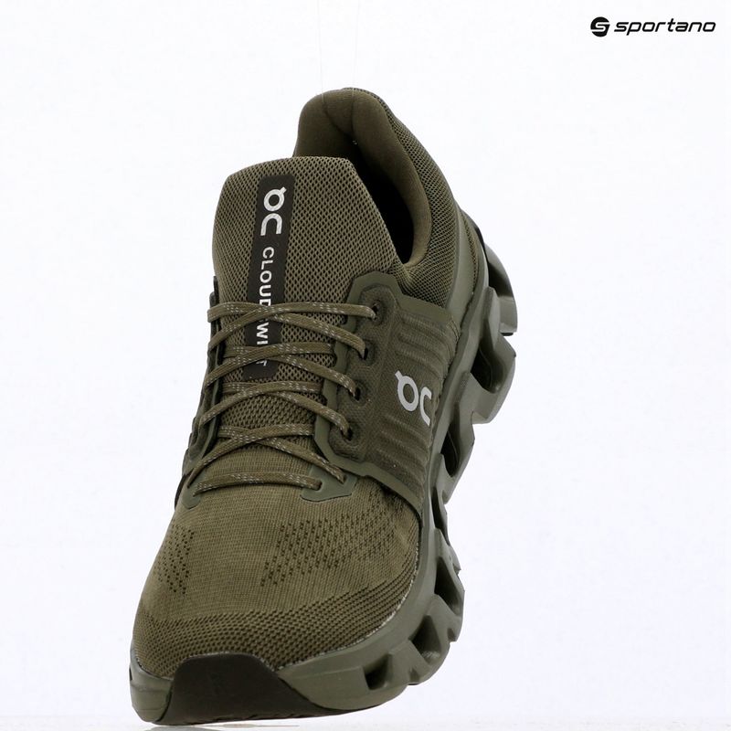 Men's running shoes On Cloudswift 4 olive/thorn 9